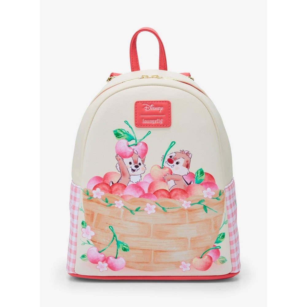 Loungefly Disney Chip 'N' Dale Cherry Basket Mini Backpack